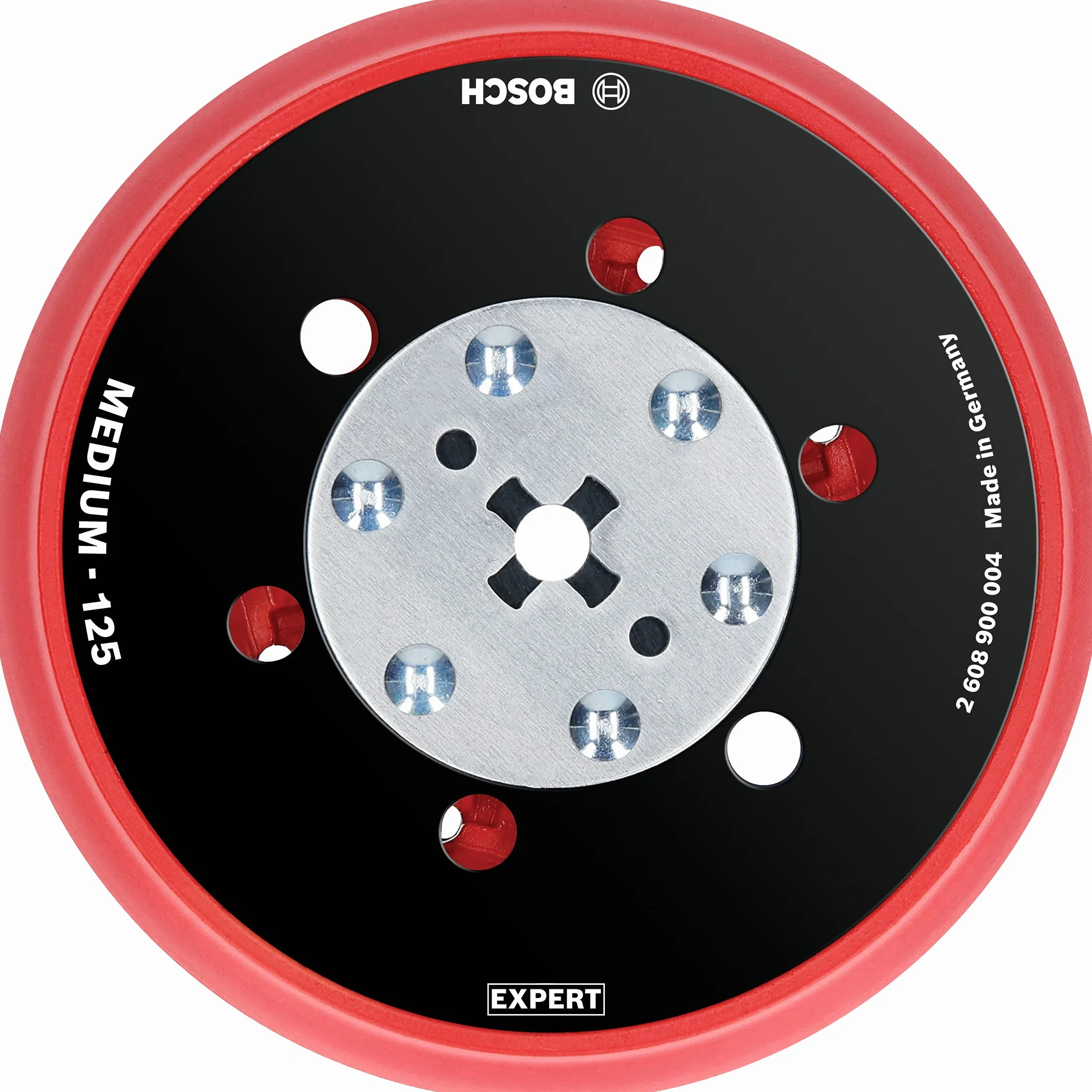 Bosch 1x Uniwersalne talerze oporowe EXPERT Multihole (Ø 125 mm, Professional Akcesoria Szlifierka mimośrodowa)