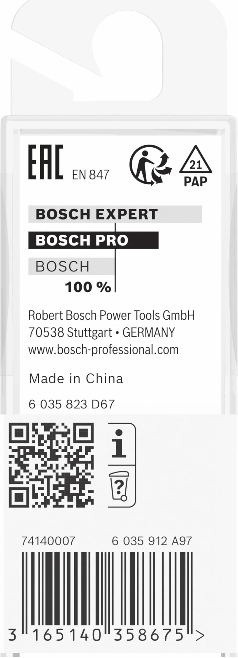 Bosch 1x Frez PRO do rowków typu V (do Miękkie drewno, Twarde drewno, Ø 11 mm, Professional Akcesoria Frez ręczny, Frez krawędziowy)