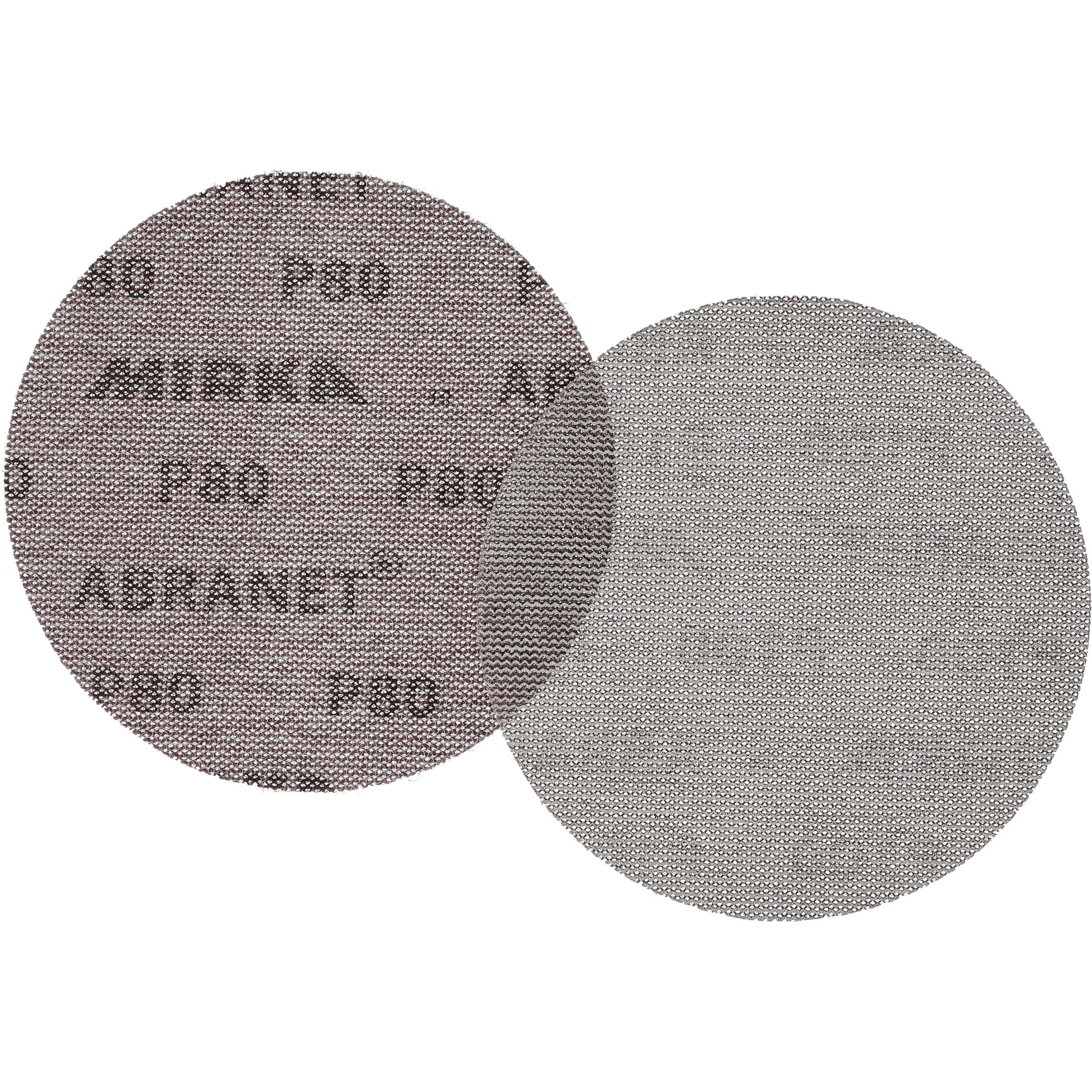 Mirka Abranet siatka ścierna Ø 150 mm rzep/ziarnistość P240 / 50 szt. / do szlifowania drewna, szpachli, lakierów, plastiku / 5424105025