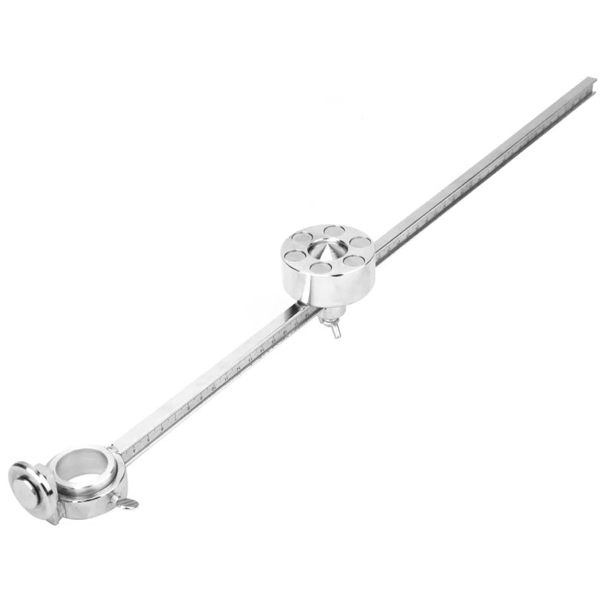 Generic Wysokiej Jakości Rolka Prowadząca Palnika ze Stali Nierdzewnej do AG60/SG55, długość 50 Cm i Maksymalna średnica 100 Cm, Podstawa Magnetyczna, Niezbędna do Cięcia Plazmowego