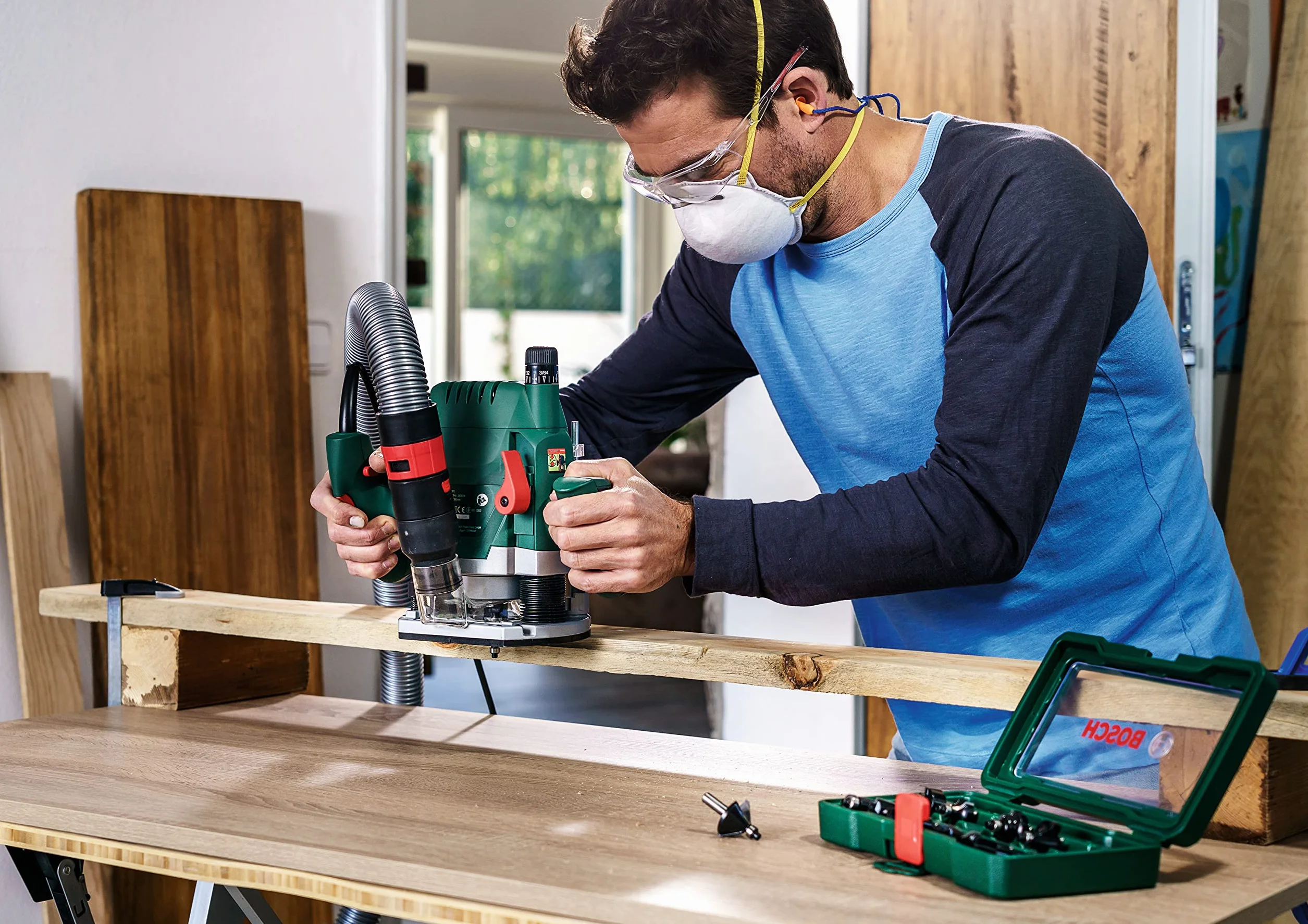 Bosch Professional 6-częściowy zestaw frezów HM (do drewna, Ø trzonem 8 mm, akcesoriów frezarek górnowrzecionowych)