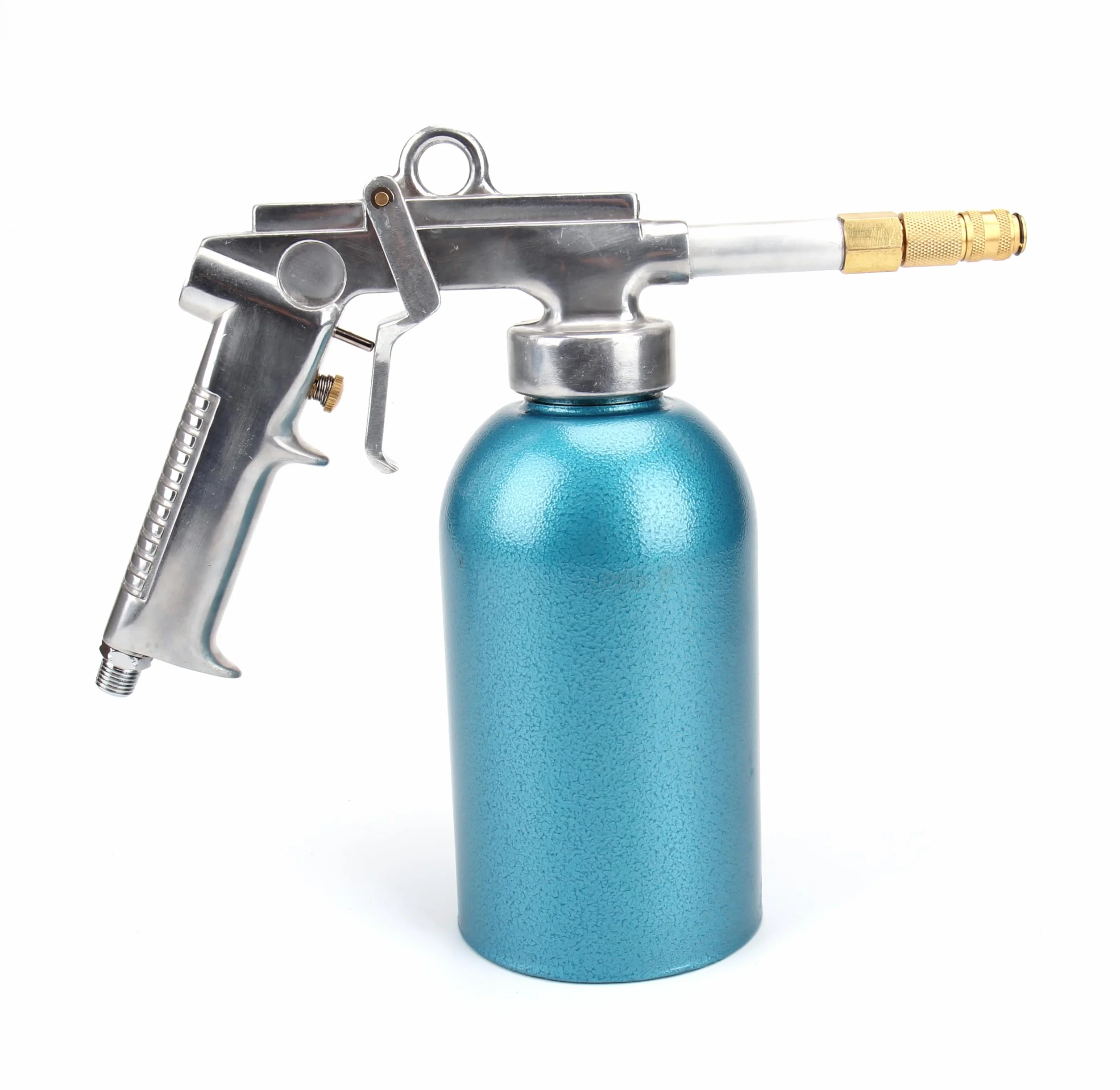 Pistolet do kubków ciśnieniowych 1100 ml, zbiornik 4 – 5 bar, pistolet do wnęk sprężone powietrze| Pistolet natryskowy, wężyki, dysza hakowa, okrągła dysza