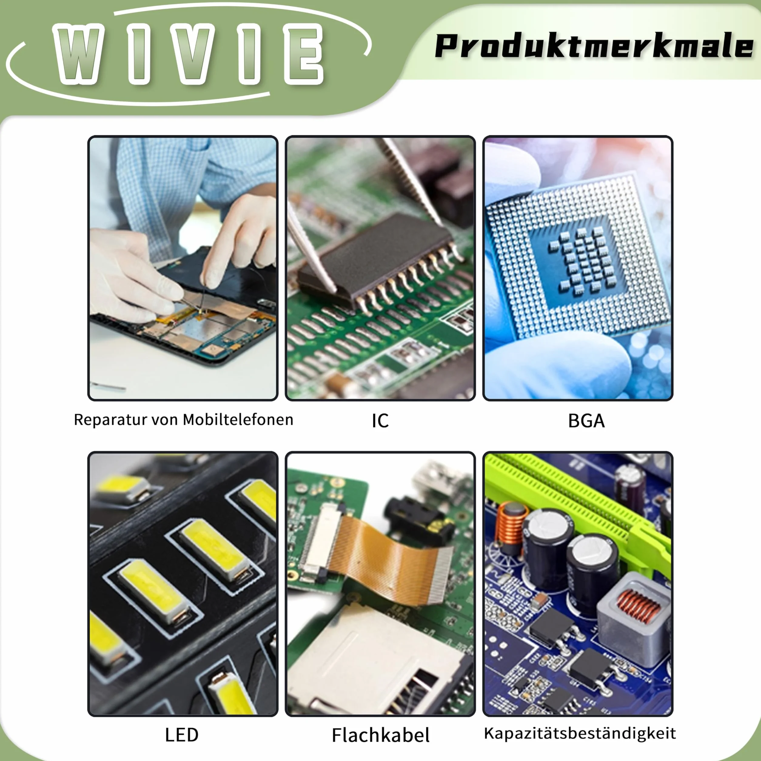 Pasta lutownicza bezołowiowa No-Clean do naprawy SMD/PCB/IC/BGA, dostarczona przez WIVIE (4 opakowania)