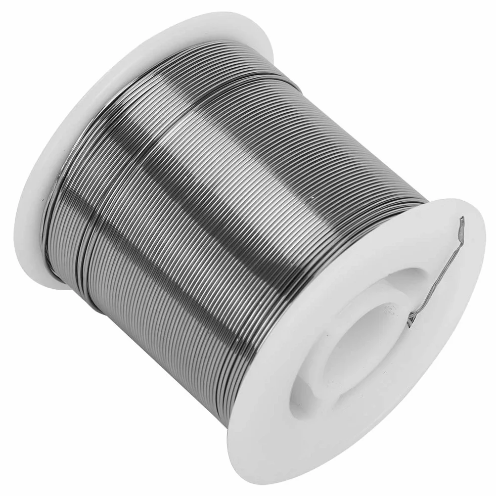 ZJchao 500g 0,8 Mm 63/37 Drut Lutowniczy Drut Cynowy Drut Lutowniczy o Wysokiej Czystości, Niskiej Temperaturze Topnienia Brak Czyszczenia Jasne Złącze Szybka Cyna o Dużej Zdolności