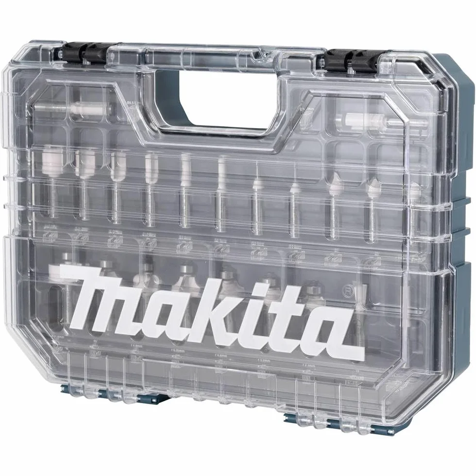 Makita D-74778 zestaw frezów średnica trzpienia 8 mm 22-częściowy