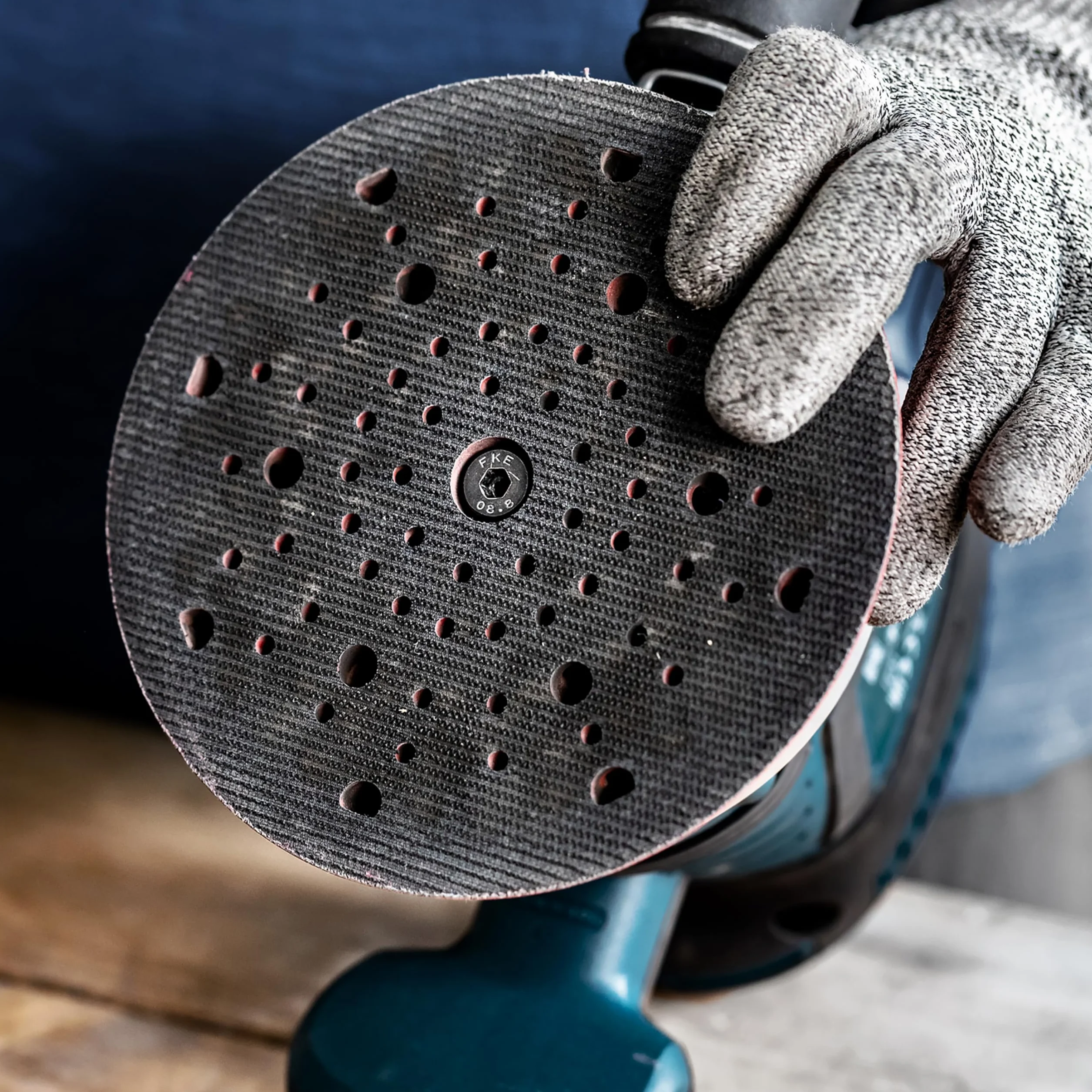 Bosch 1x Uniwersalne talerze oporowe EXPERT Multihole (Ø 125 mm, Professional Akcesoria Szlifierka mimośrodowa)