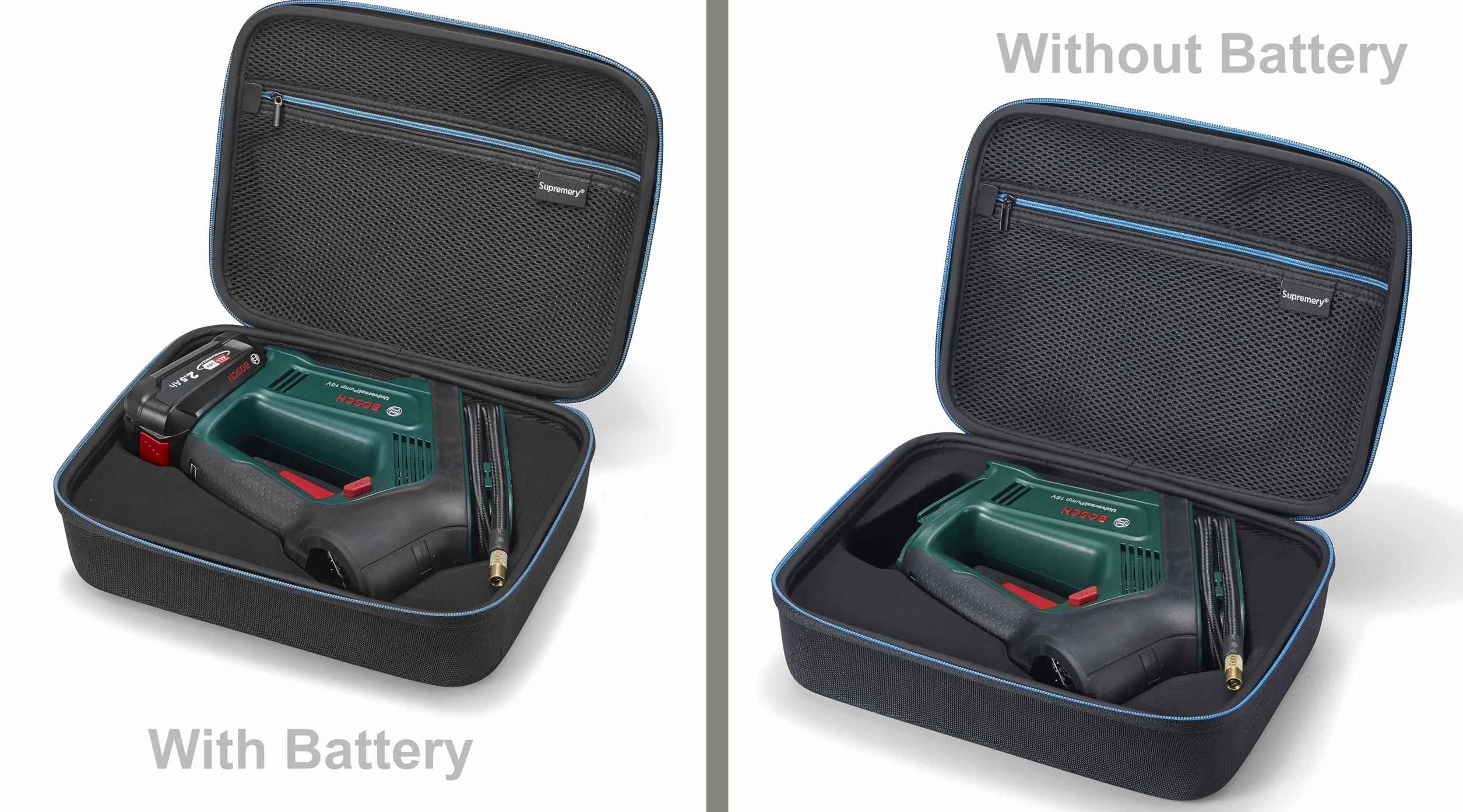 torba kompatybilna z elektryczną pompą powietrza Bosch, sprężarką powietrza UniversalPump 18V, kompaktowa torba z uchwytem do noszenia