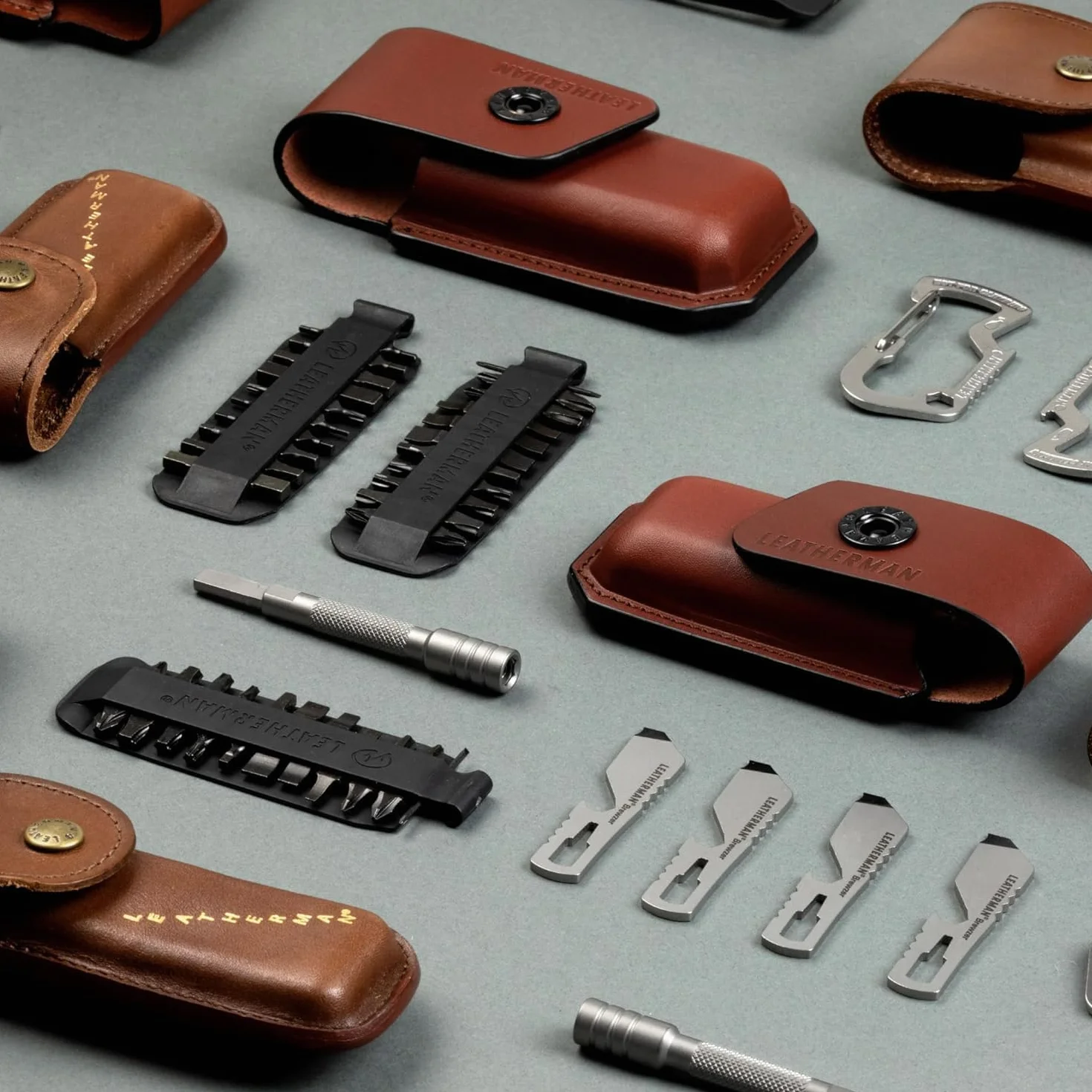 Leatherman Bit Driver Extender - Przedłużacz do narzędzi wielofunkcyjnych Leatherman z dużym uchwytem - do płaskich i standardowych końcówek 6,35 mm - czarny
