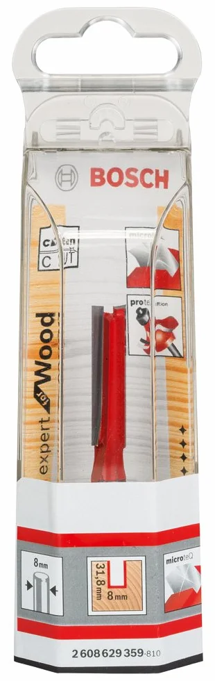 Bosch Profesional Frezy do wpustów 8 mm, D1 8 mm, L 31,8 mm, G 70 mm