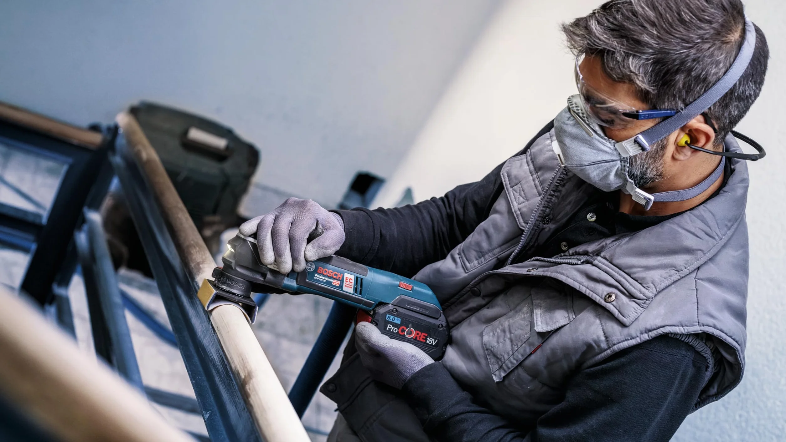 Bosch 5 x PRO AUZ 70 G akcesoria do narzędzi wielofunkcyjnych (szerokość 70 mm, profesjonalne akcesoria, narzędzie wielofunkcyjne)