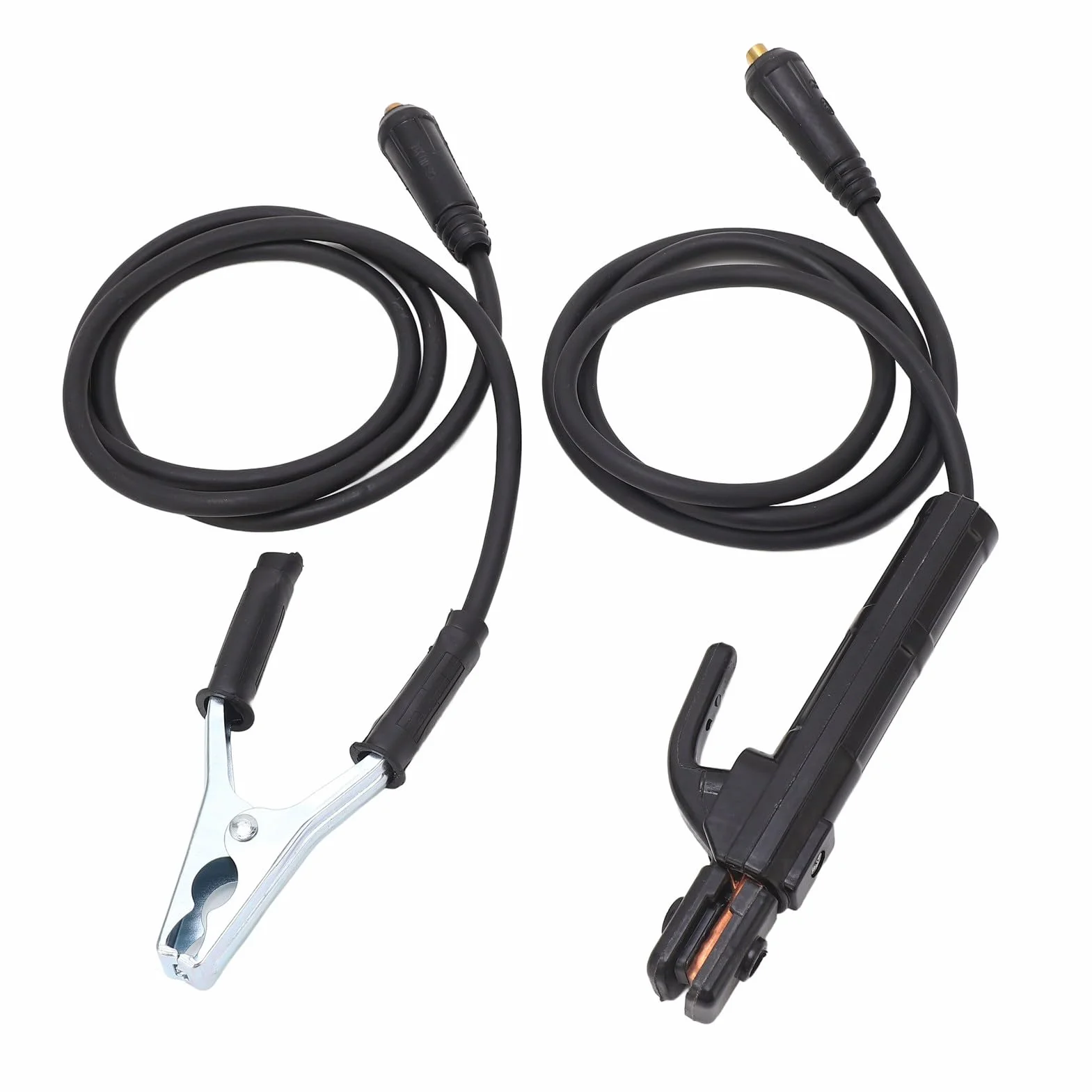 Kabel spawalniczy z zaciskiem masowym, uchwyt elektrody z kablem, spawarki, kabel z zaciskiem masowym, spawarka, przewód masowy, elektrody, spawarka, kabel, akcesoria spawalnicze