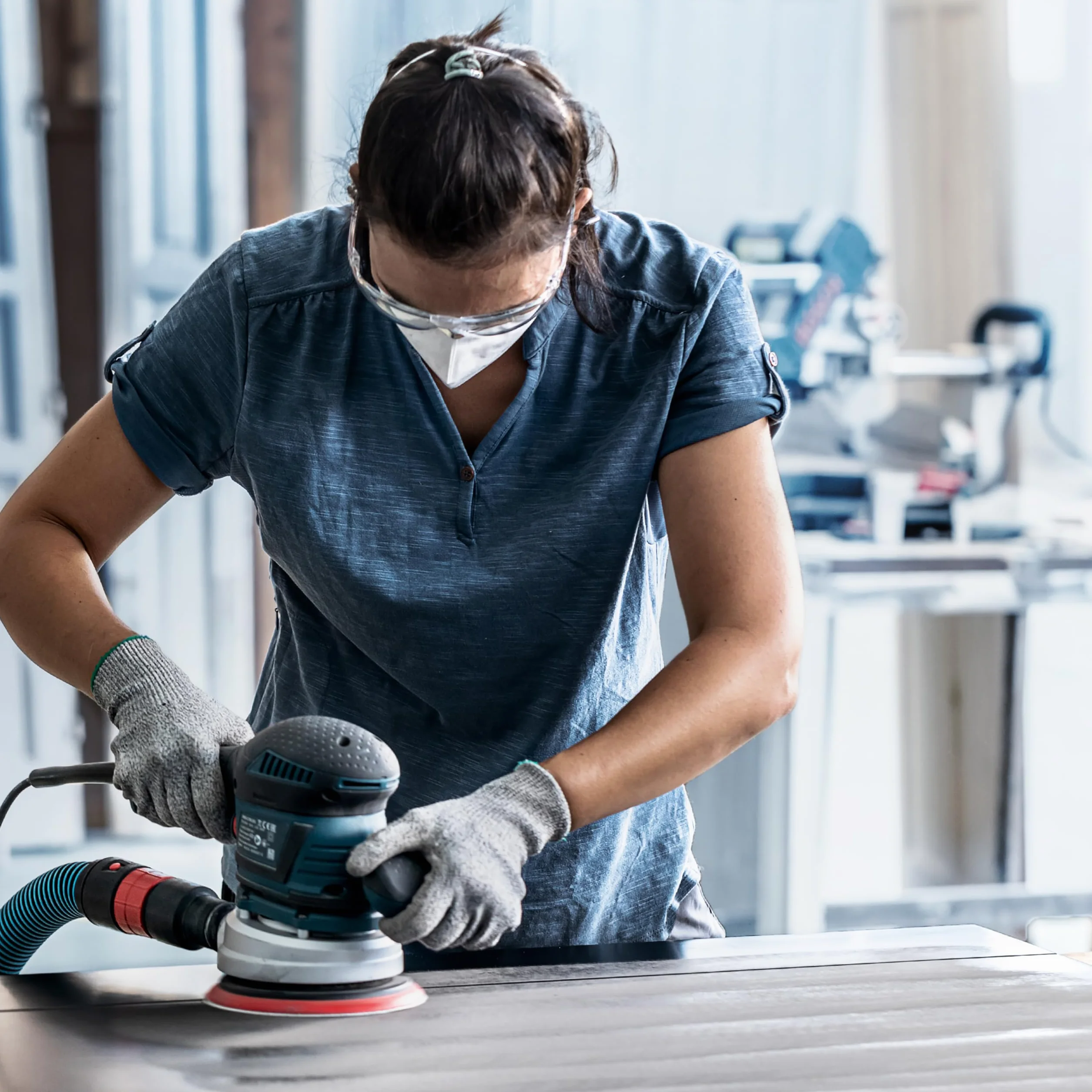 Bosch 1x Uniwersalne talerze oporowe EXPERT Multihole (Ø 125 mm, Professional Akcesoria Szlifierka mimośrodowa)