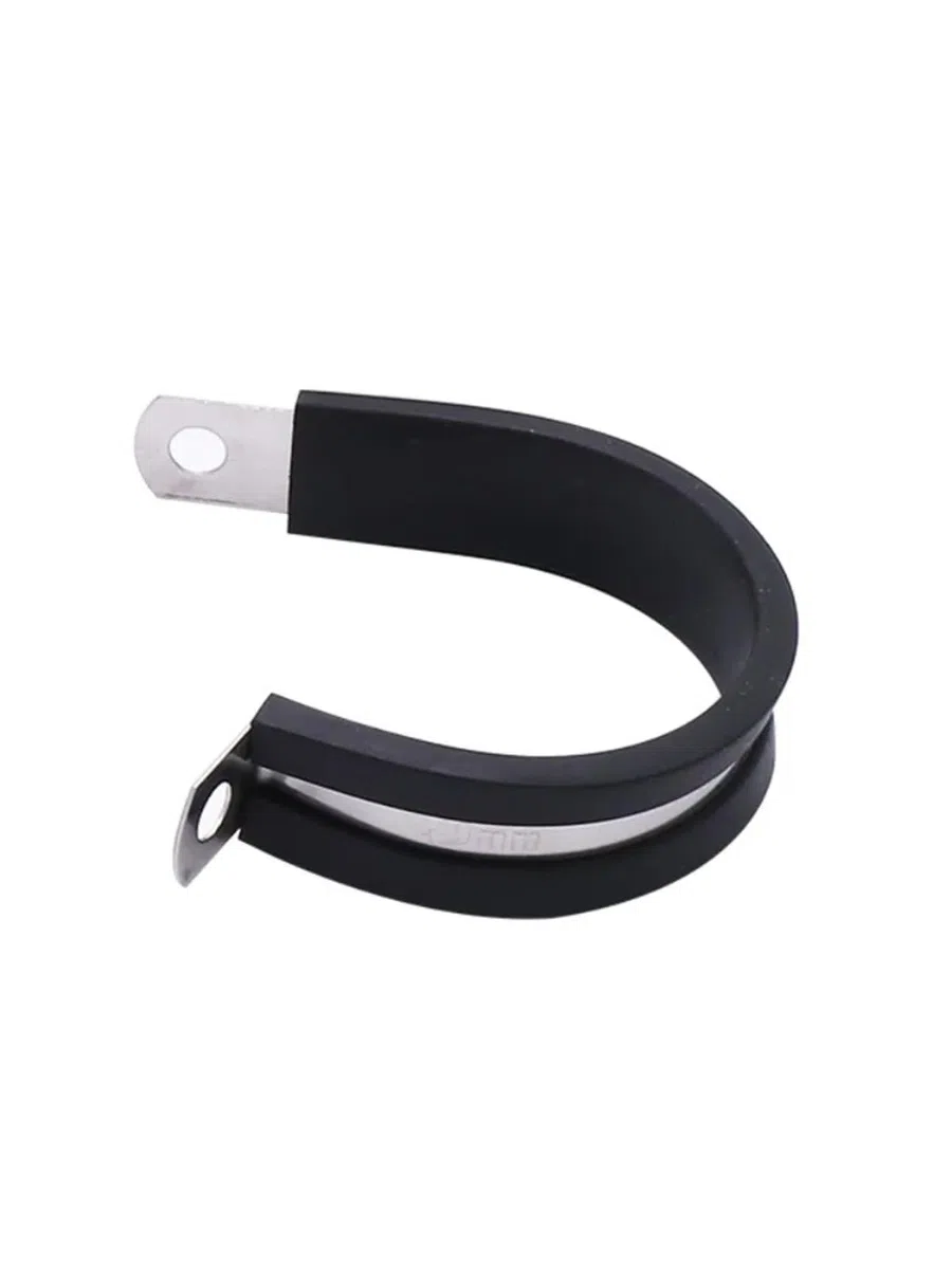 10 szt./partia 6 mm - 55 mm 304 ze stali nierdzewnej gumowe klipsy P montaż kabla wąż zacisk do rury mikalor (35 mm 10 szt.)