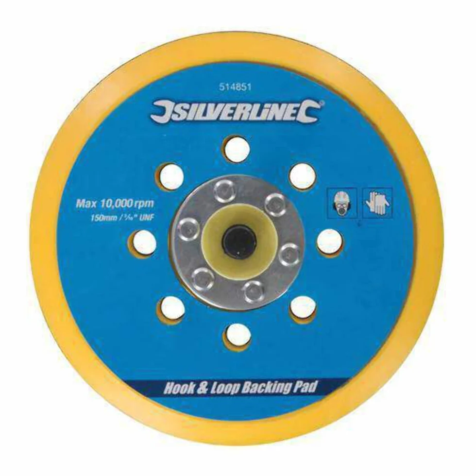 Silverline 108628 talerz podporowy na rzep 125 x 2 mm