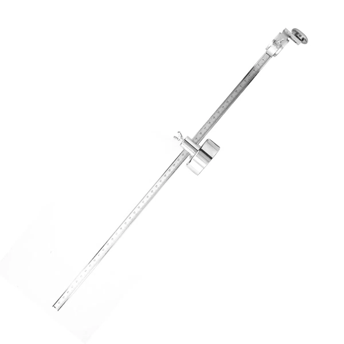 Generic Wysokiej Jakości Rolka Prowadząca Palnika ze Stali Nierdzewnej do AG60/SG55, długość 50 Cm i Maksymalna średnica 100 Cm, Podstawa Magnetyczna, Niezbędna do Cięcia Plazmowego
