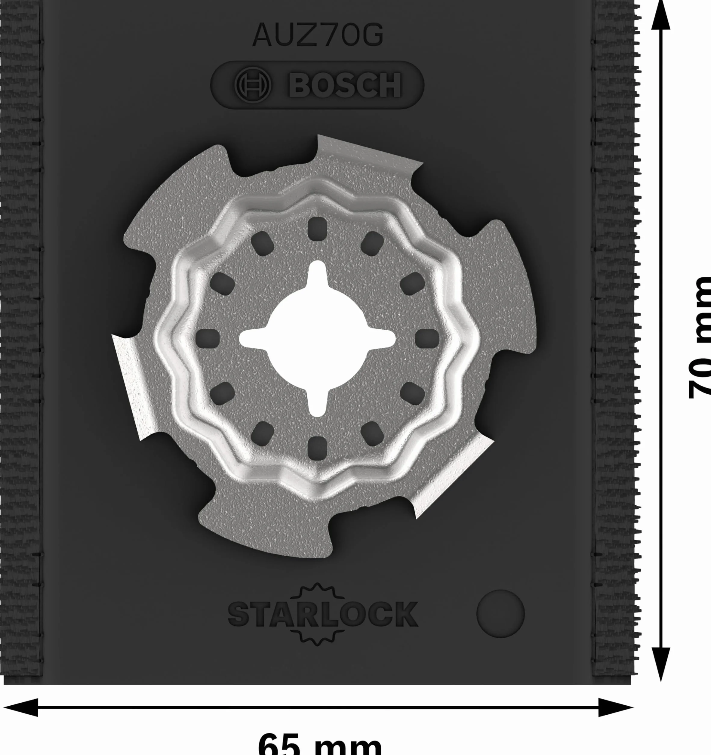 Bosch 5 x PRO AUZ 70 G akcesoria do narzędzi wielofunkcyjnych (szerokość 70 mm, profesjonalne akcesoria, narzędzie wielofunkcyjne)