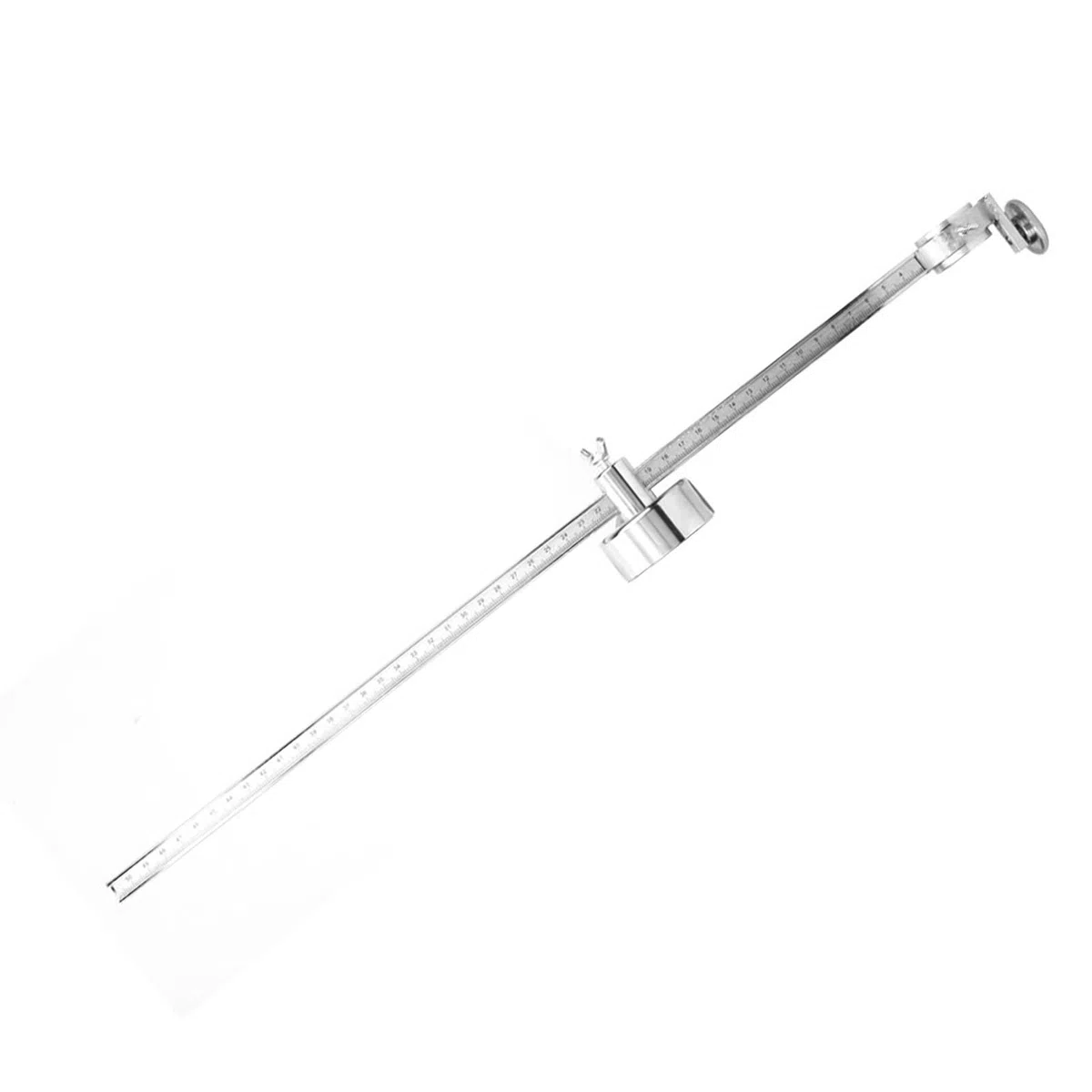 Generic Wysokiej Jakości Rolka Prowadząca Palnika ze Stali Nierdzewnej do AG60/SG55, długość 50 Cm i Maksymalna średnica 100 Cm, Podstawa Magnetyczna, Niezbędna do Cięcia Plazmowego