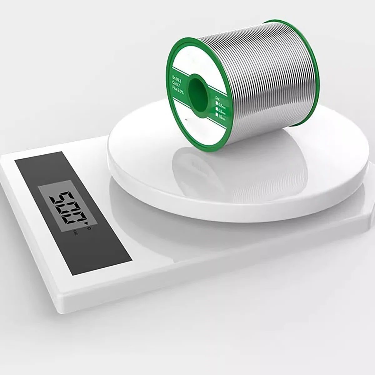 Bezołowiowy drut lutowniczy 500 g 0,6 mm 0,8 mm 1,0 mm drut lutowniczy z 99,3% cyną niskotopliwą elektroniczną lutowniczą - 500 g 1 mm