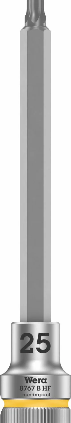 Zestaw wkrętakowych końcówek wymiennych 3/8” TX-HF25-50x74,5/81mm Wera