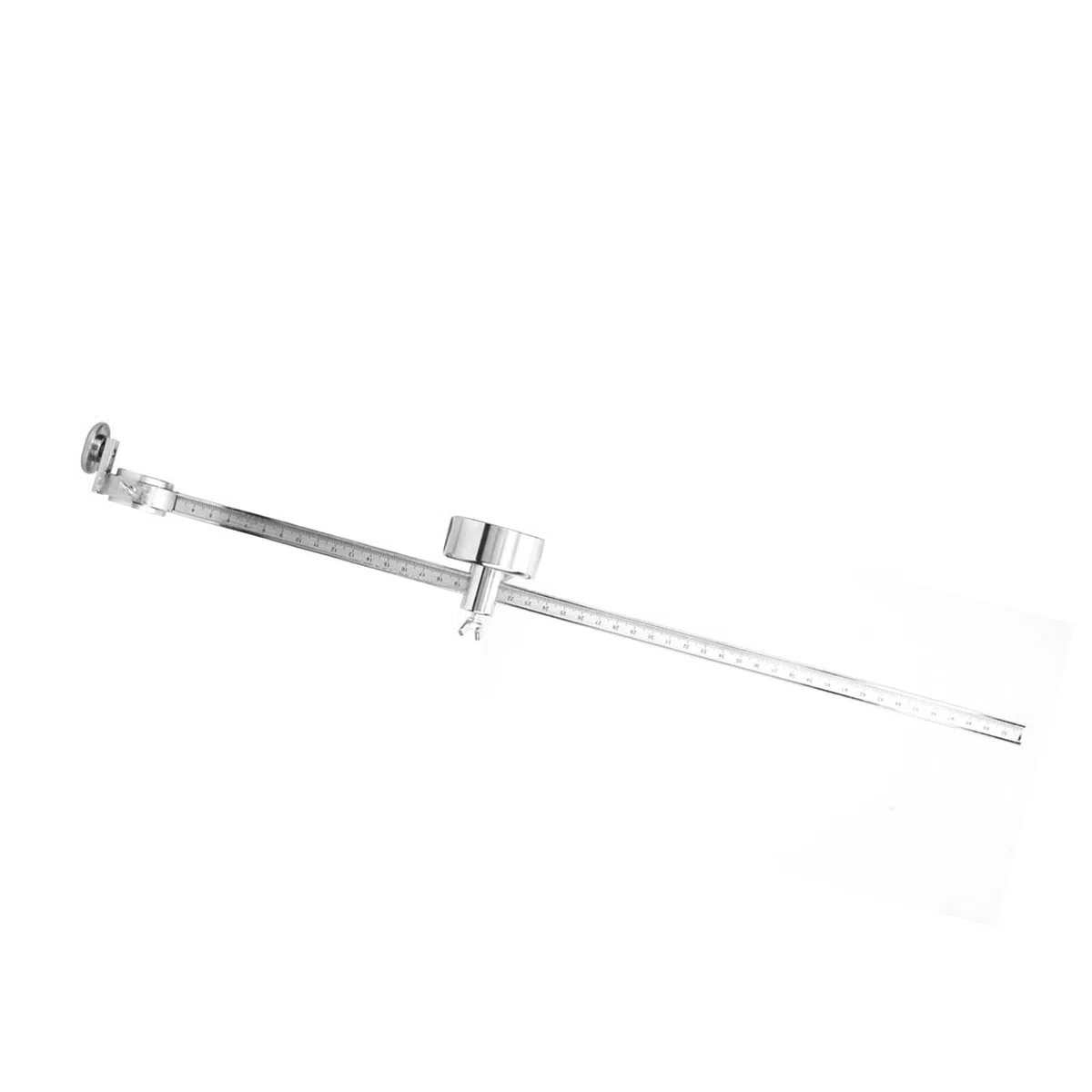 Generic Wysokiej Jakości Rolka Prowadząca Palnika ze Stali Nierdzewnej do AG60/SG55, długość 50 Cm i Maksymalna średnica 100 Cm, Podstawa Magnetyczna, Niezbędna do Cięcia Plazmowego