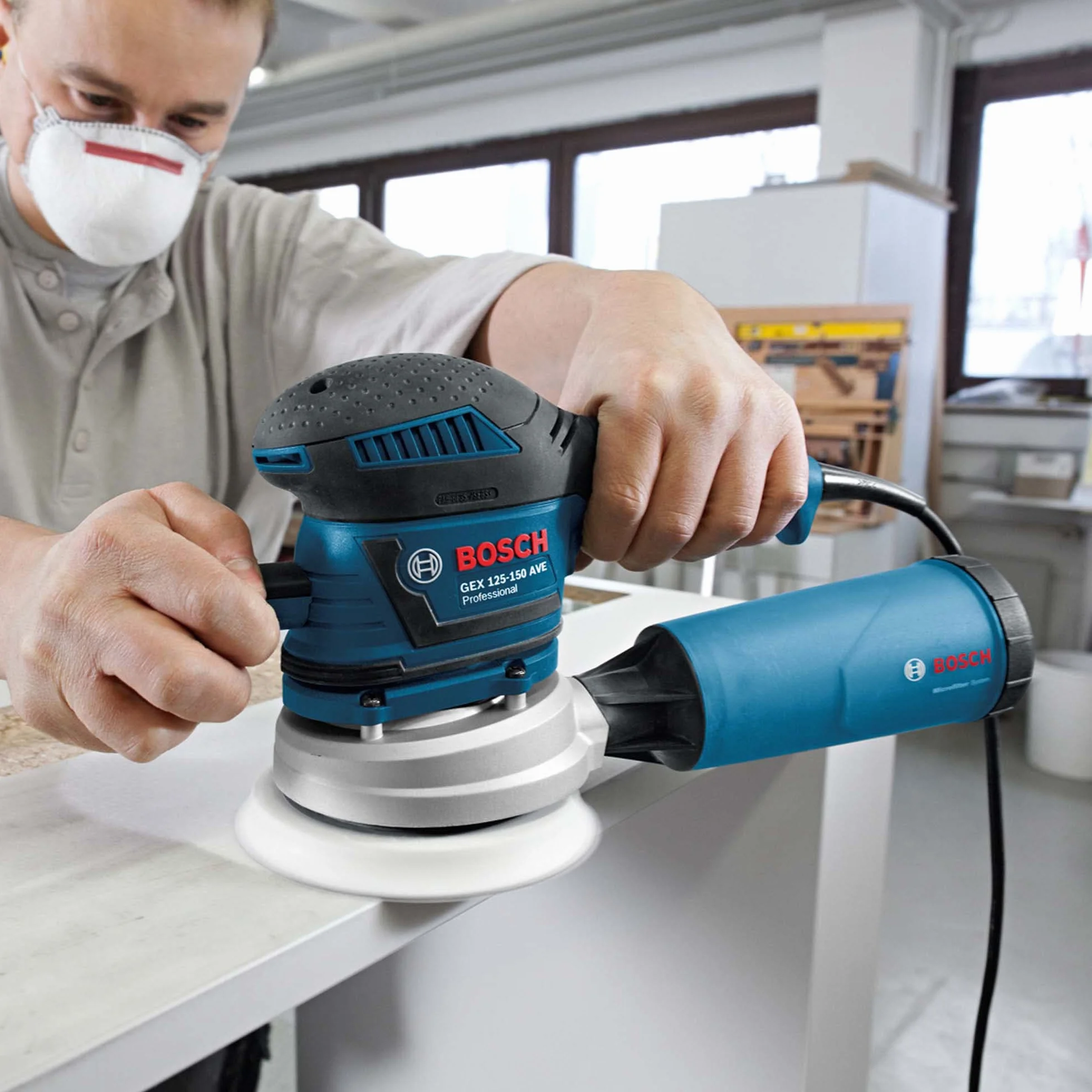 Bosch Accessories Professional talerz szlifierski do GEX 125 ACE (Ø 125 mm, średnio twardy)